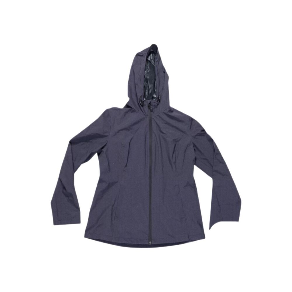 HFX Lightweight Running Outdoor Rain Jacket Dark Gray Size M gorpcore sporty